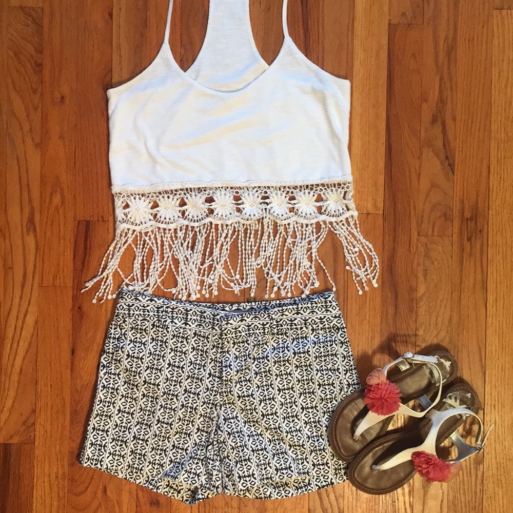 Banana Republic Patterned Shorts Size 0